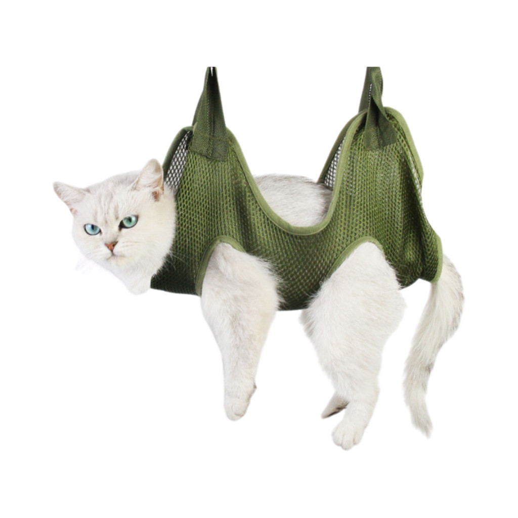 Rede De Contenção Para Gatos E Cachorros Corte De Unhas Anti Arranhões Mordidas Banho Tosa em Oferta na Shopee