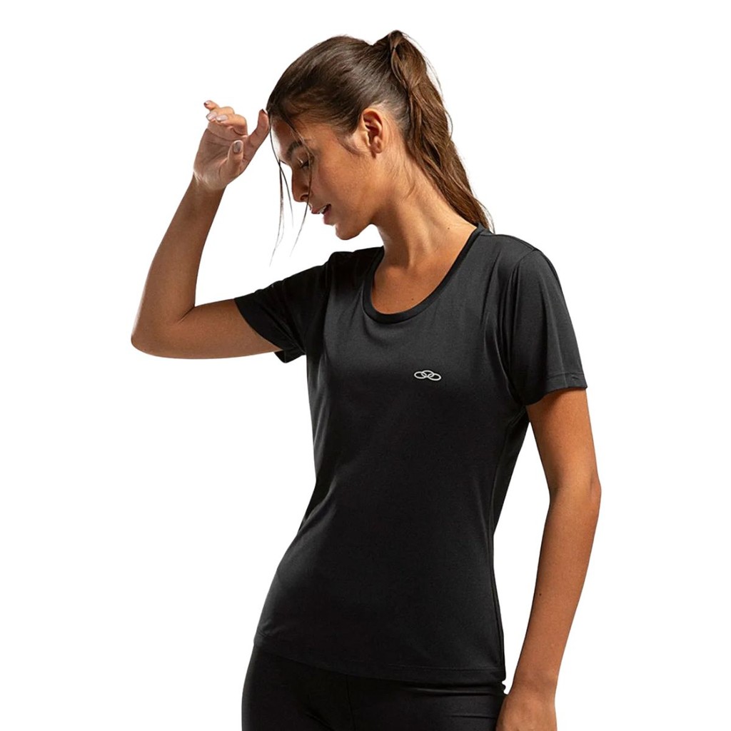 Camiseta Feminina Olympikus Dry Action T-Shirt Manga Curta Original Leve e Confortável