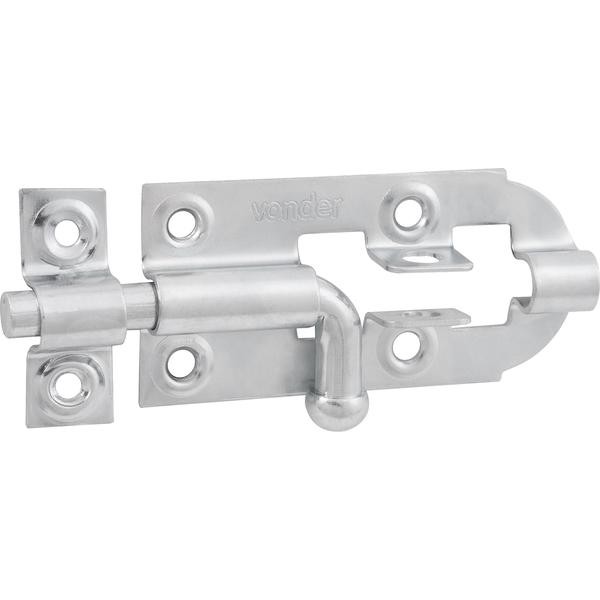 Fechadura redondo 3" aço carbono zincado pacote 12 pç Vonder
