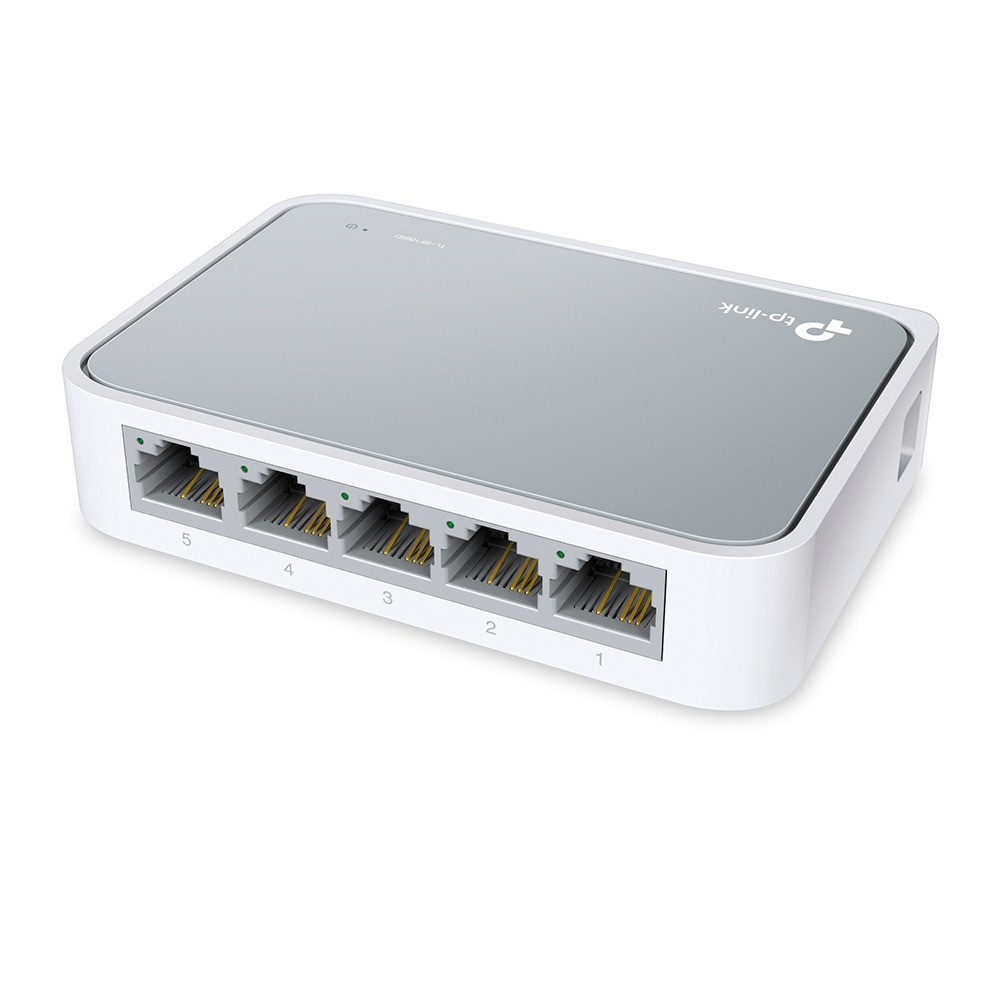 Switch TP-Link de mesa 5 Portas 10/100Mbps TL -SF1005D 100Mbps