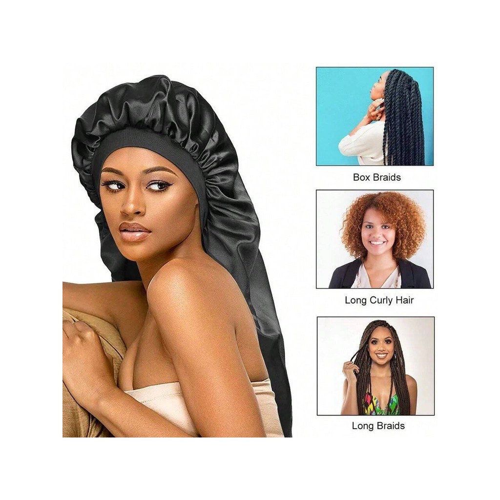 touca de cetim toca de cetim touca gigante touca long touga gg touca para cacheada touca box dread em Oferta na Shopee