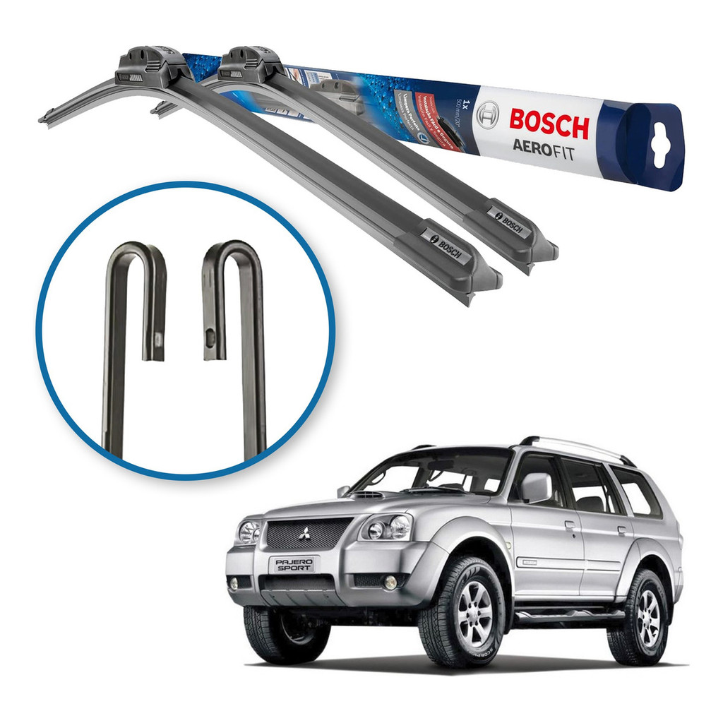 Palheta Limpador Parabrisa Original Bosch Mitsubishi Pajero Sport 1998 A 2006 em Oferta na Shopee
