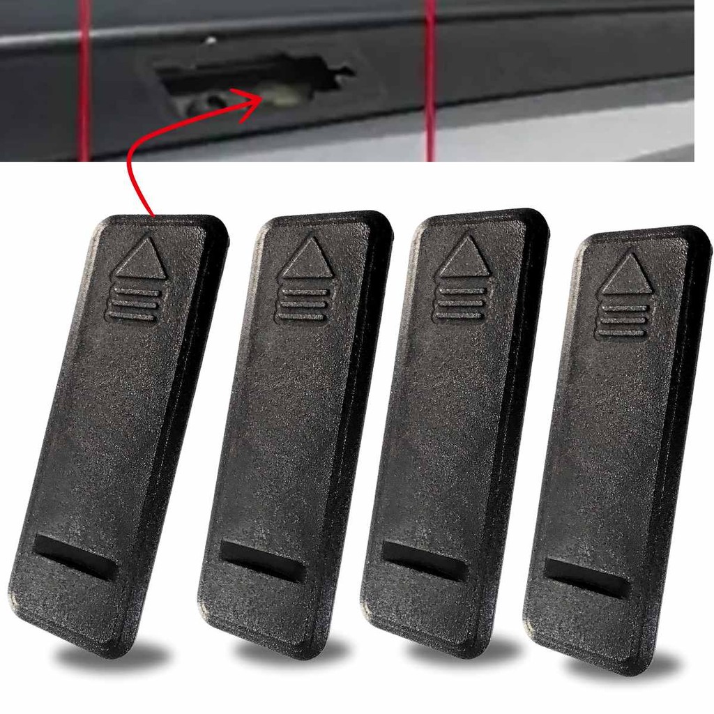 Kit 4 Acabamento Friso Rack do Teto I30 Elantra 2010/ 2015