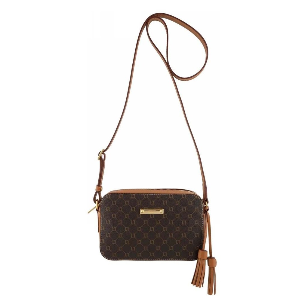 Bolsa Luz da Lua Tiracolo Média Monograma Mocca