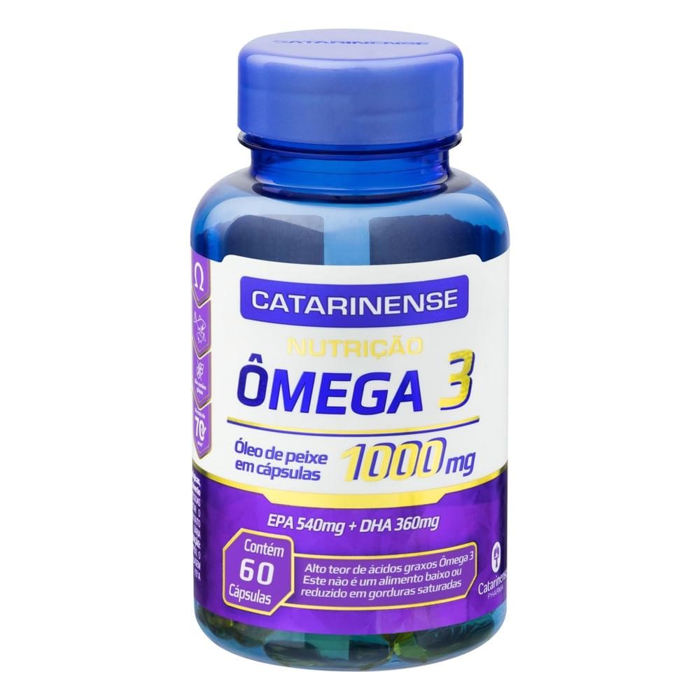 Suplemento Ômega 3 1000mg Catarinense 60 Cáps