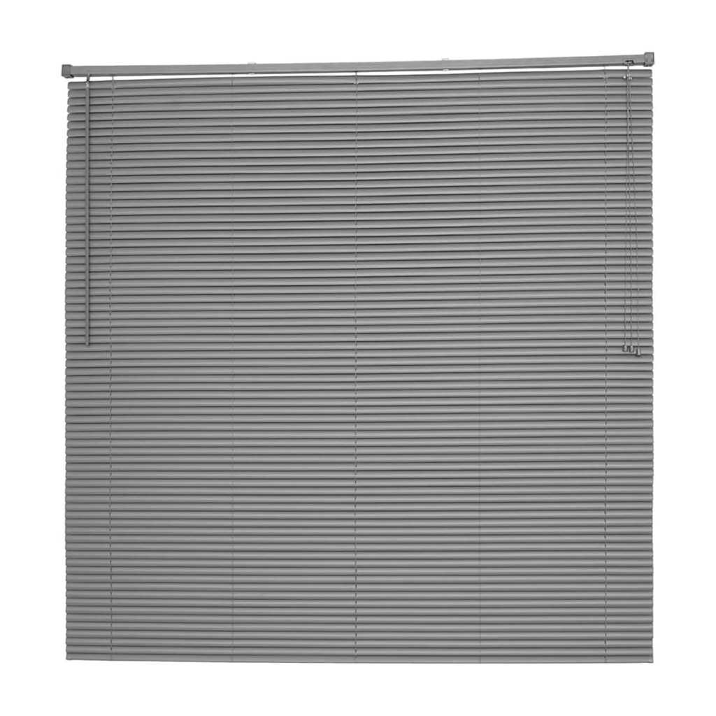 Persiana Premier Horizontal PVC 25mm 160x160cm (LxA) Chumbo Conthey Evolux - D113183M - Home & Living