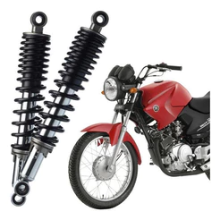 Par Amortecedor YBR 125 2000 a 2016 Cromado Regulável