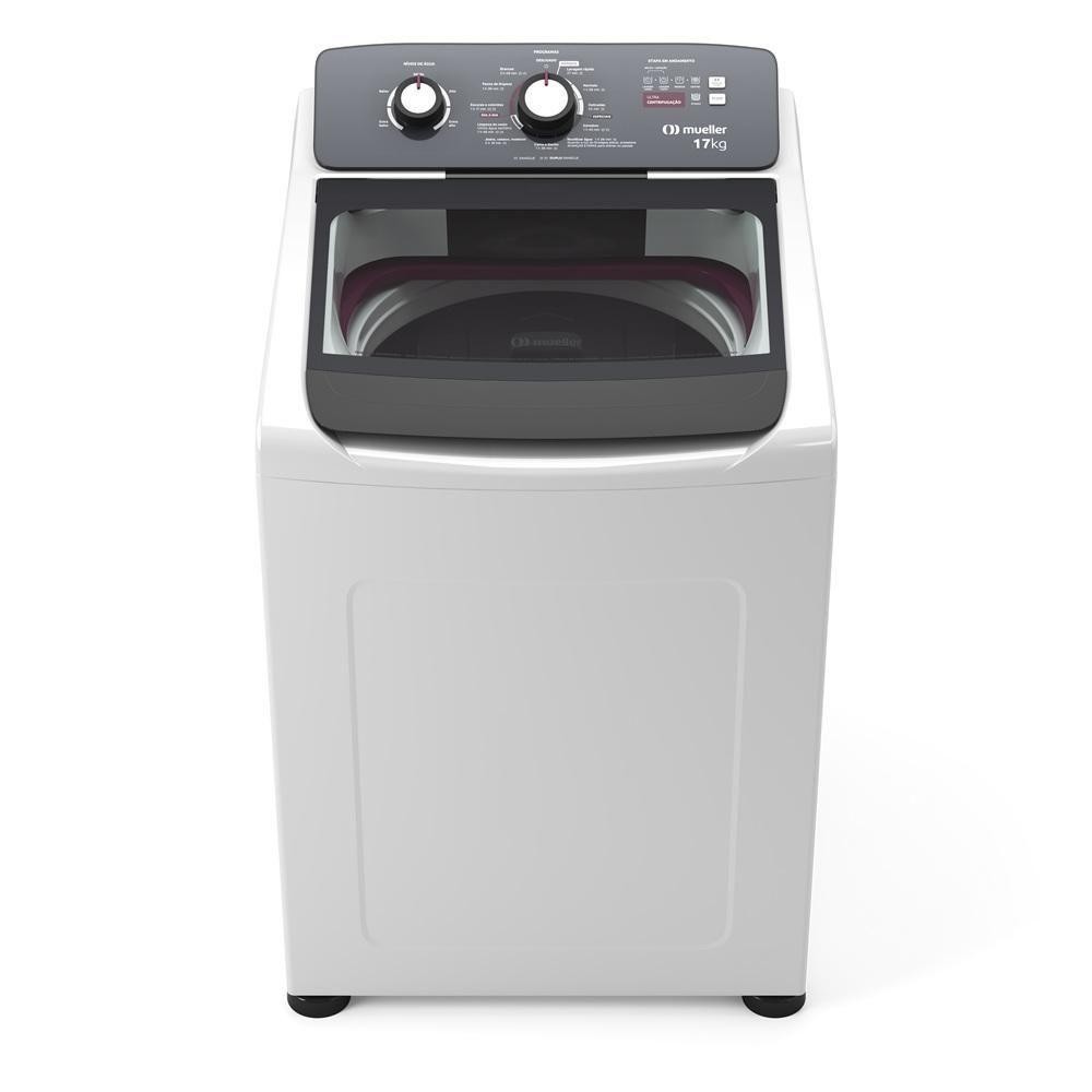 Máquina De Lavar Mueller 17kg Automática Com Ultracentrifugação E Ciclo Rápido Branca MLA17 110V
