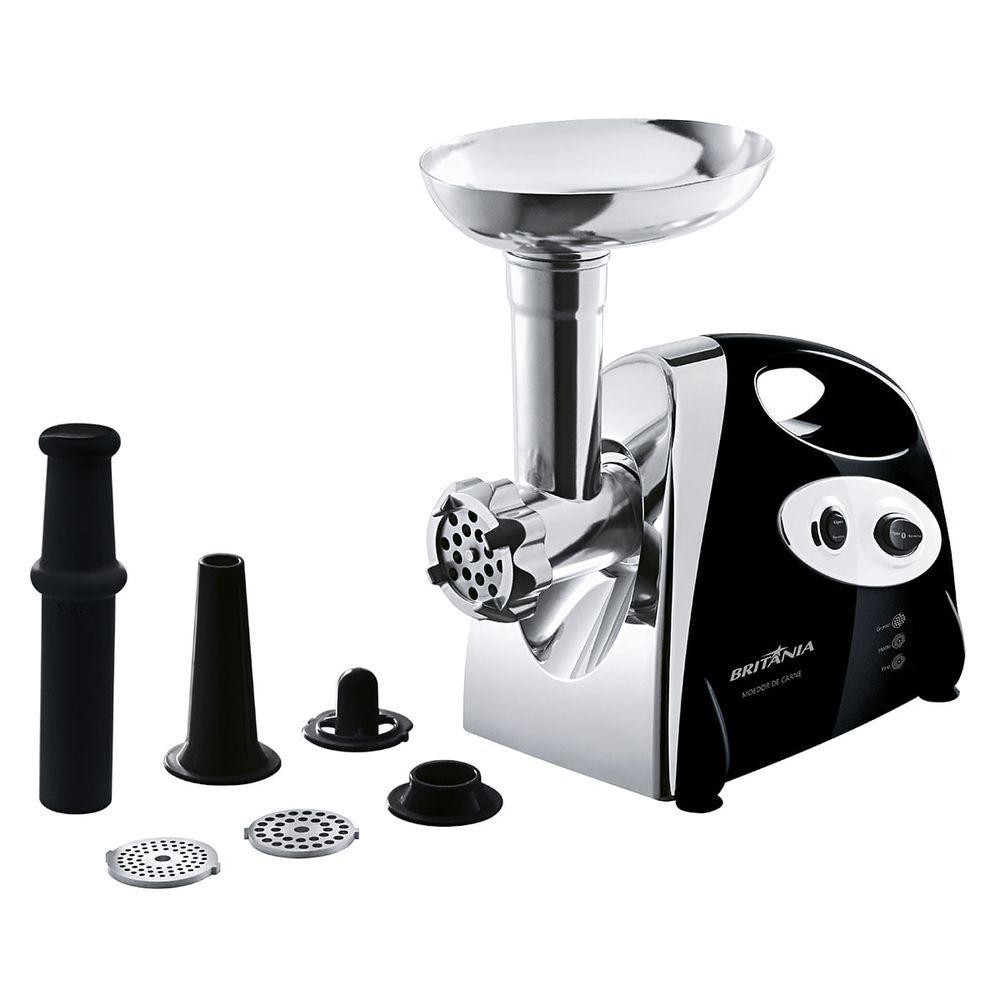 Moedor De Carne Elétrico Britânia Preto 350W 110V em Oferta na Shopee