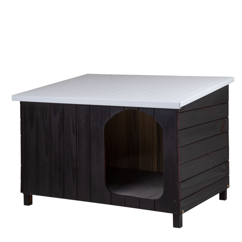 Casa Casinha de Cachorro Criadeira com Telhado Galvanizado Média N3 Cor Tabaco em Oferta na Shopee