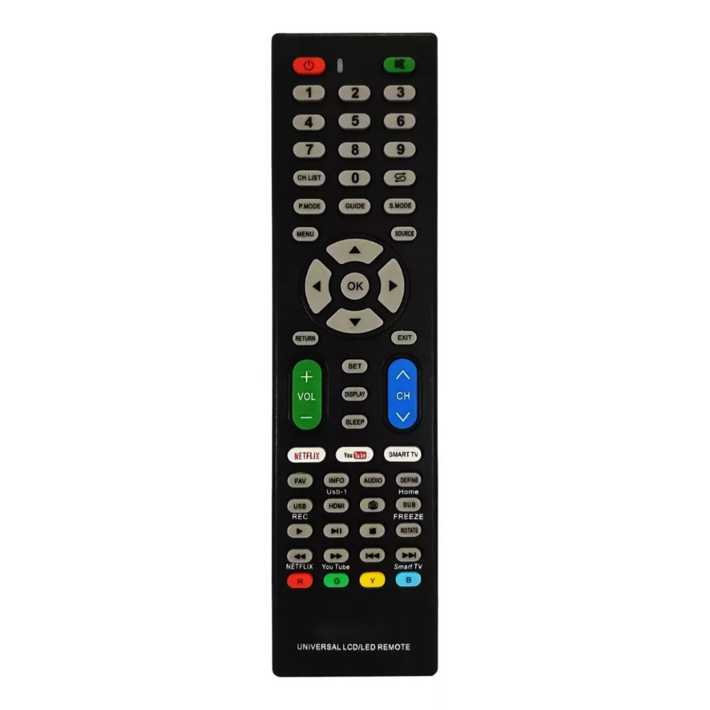 Controle Remoto Universal LE-7740 para TV LED/LCD – Compatível com LG, Samsung, Philips e Mais