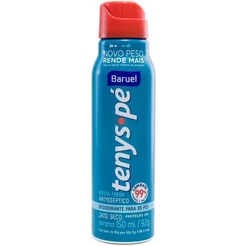 Tenys Pé Baruel Jato Seco Menta Fresh 92g