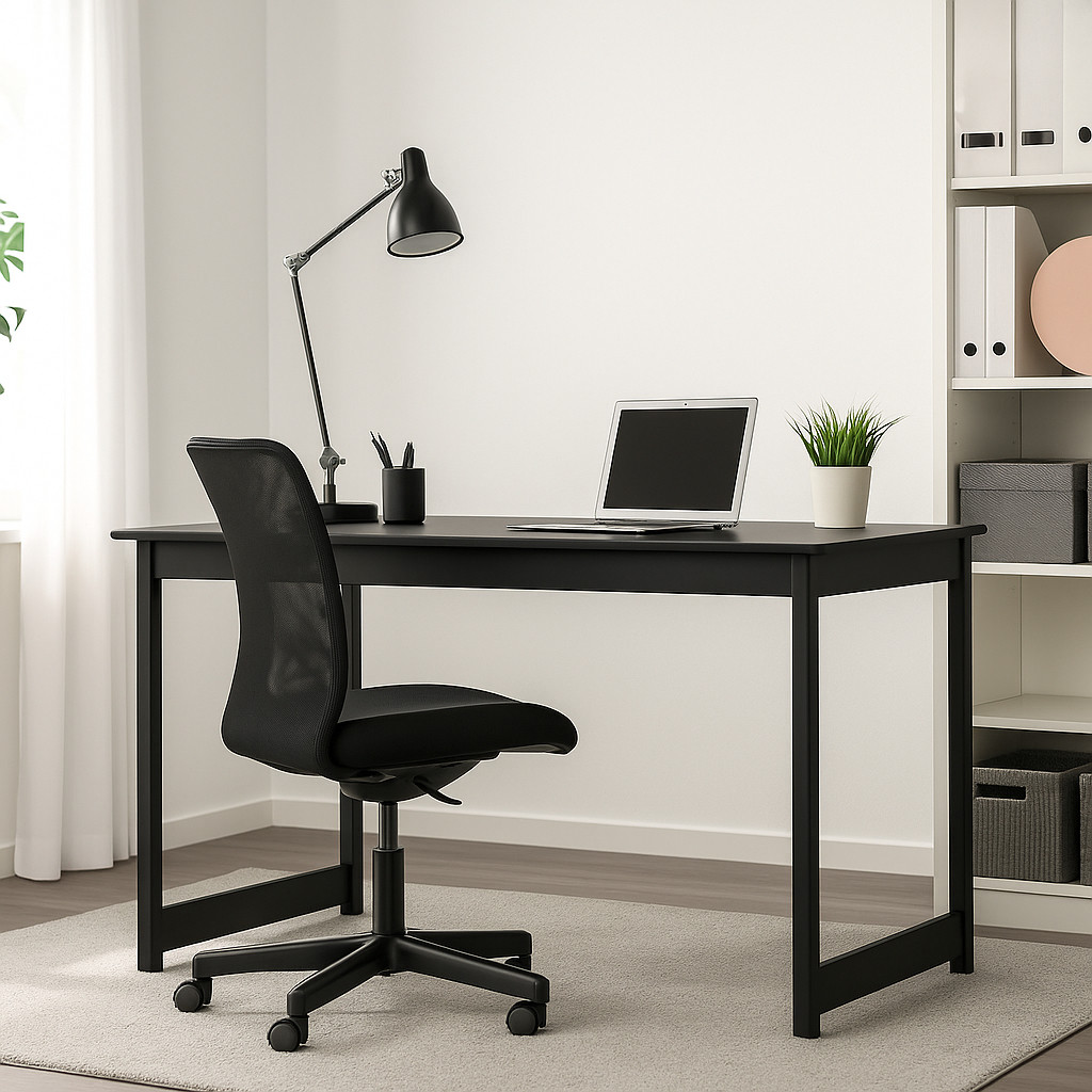 Mesa Escrivaninha Industrial para Computador Grande para Quarto de Escritório de
