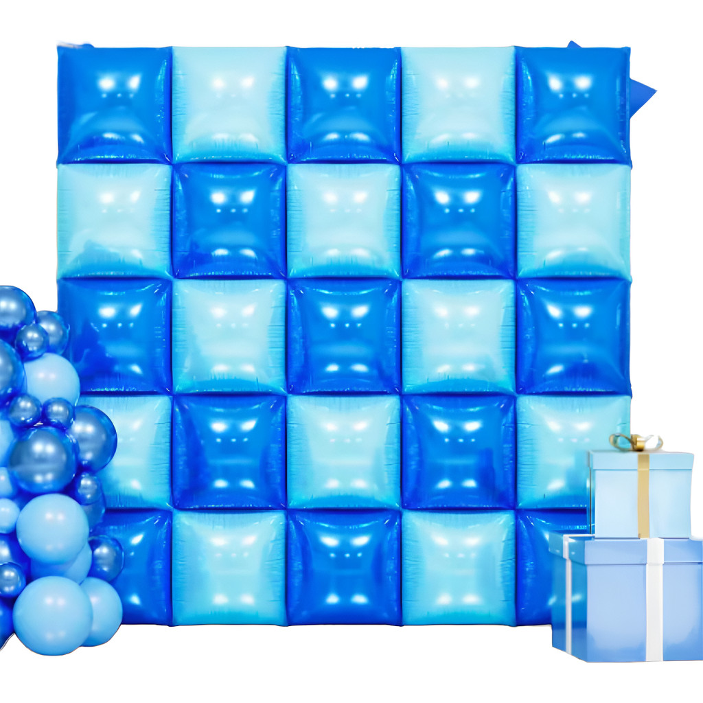 20 Balão Metalizado Quadrado 2 Lados Disponíveis 45cm Festa