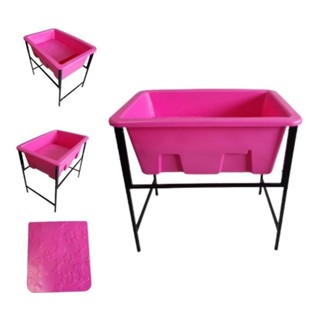 Banheira Profissional com Degrau para Petshop – Banho e Tosa Rotomoldada em Oferta na Shopee