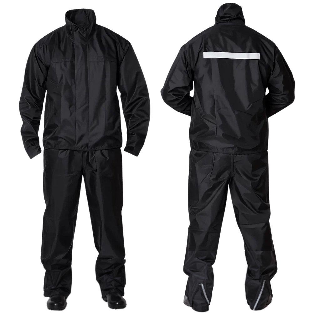 Conjunto Motoqueiro Capa de Chuva Blusão e Calça NYLON EVALD
