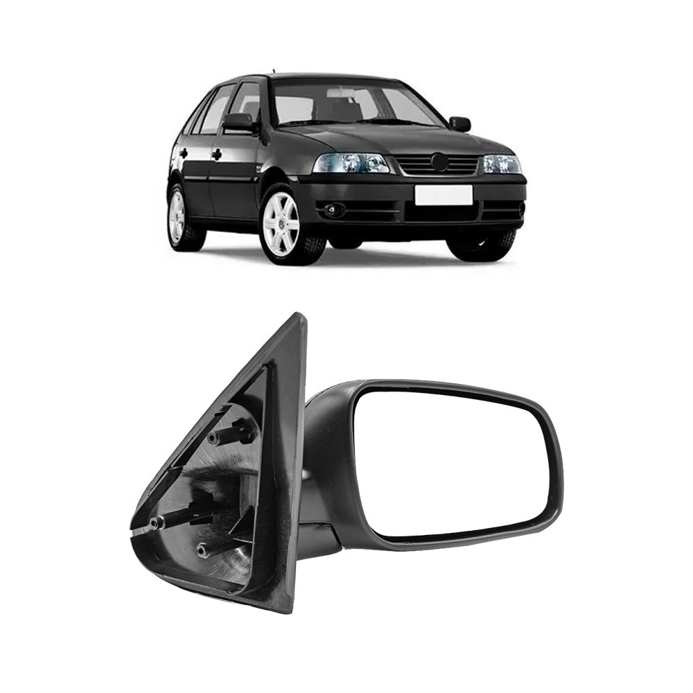 Retrovisor Gol G3 G4 1999/2014 4 Porta S/ Controle Direito