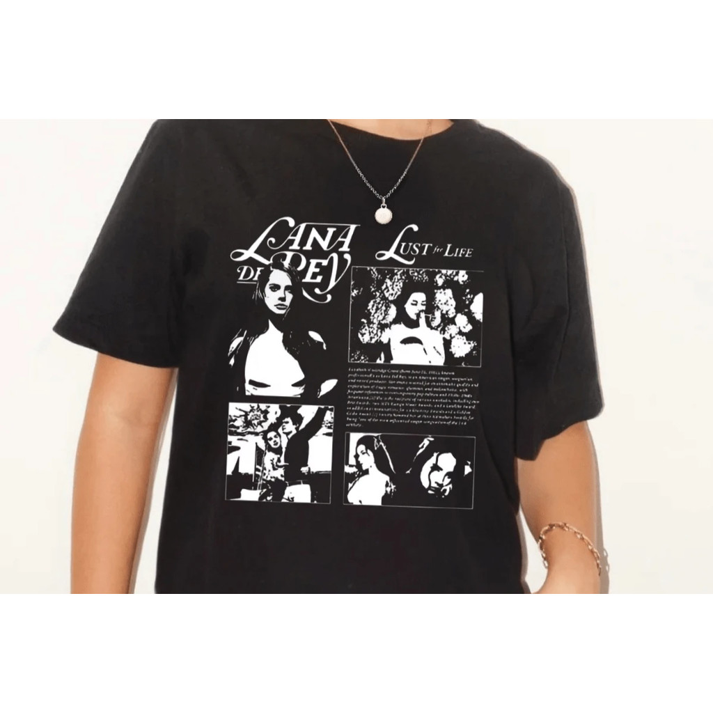 Camiseta Básica 100% Algodão Lana Del Rey Lançamento 2025 Envio Rápido