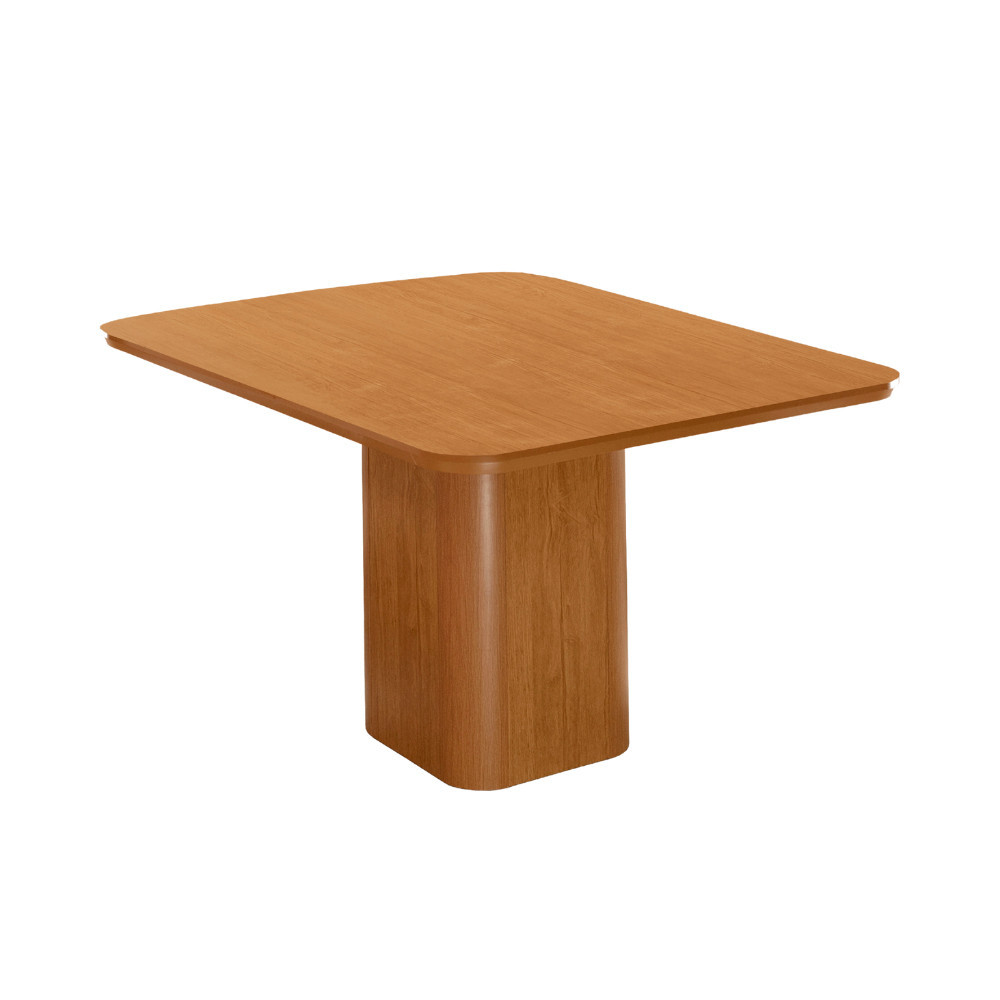 Mesa de Jantar Eloise 90cm Tampo Mdf Canto Copo Moderna Mobília em Oferta na Shopee