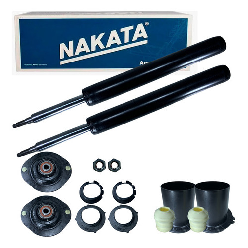 Par Amortecedor Dianteiro Original Nakata + Kit Kadett 1989 A 1990 Ipanema 1989 1990 A 1998