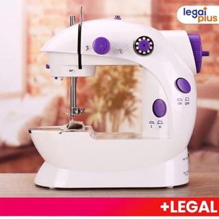 Mini Máquina Costura Portátil Com Pedal Elétrica Costureira Bivolt 110V/220V em Oferta na Shopee