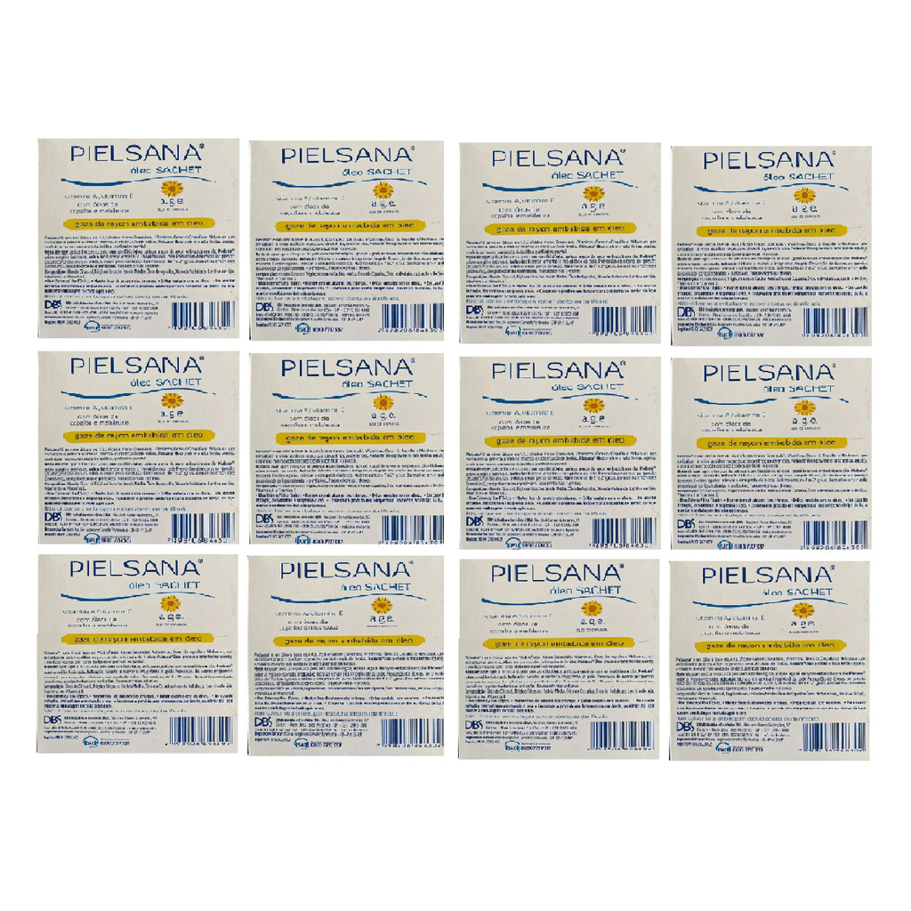 Kit 24x Curativo Rayon Com Age 7,5cm X 7,5 Pielsan Un Dbs