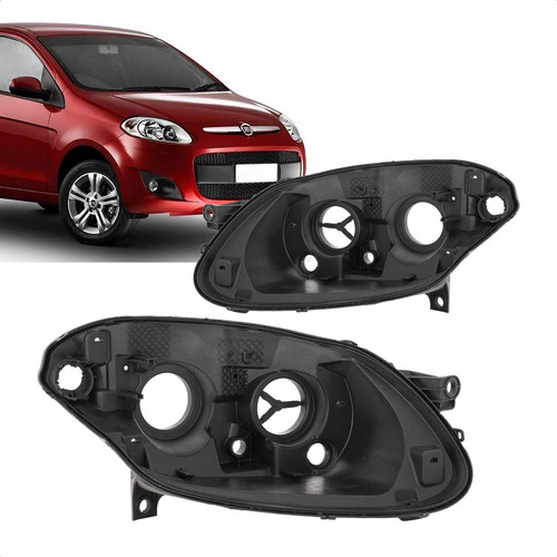 Carcaça Farol Palio 2012 2013 2014 2015 2016 2017 em Oferta na Shopee