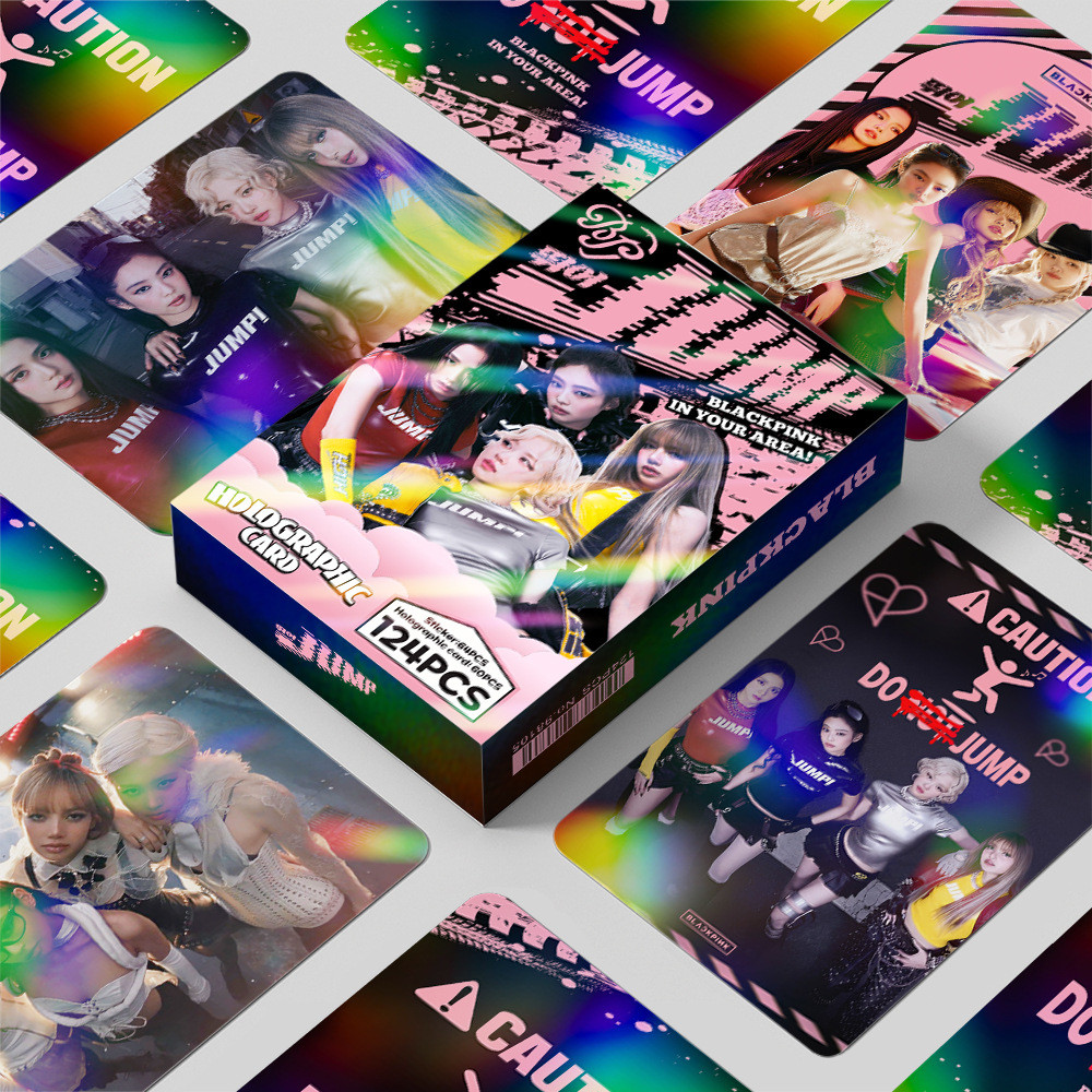 Kpop 124 Unidades/Conjunto Blackpink Jump Lomo Cards Para Coleção De Fãs