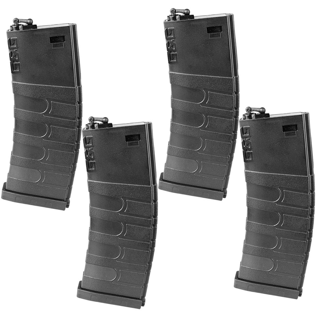 4x Magazine Carregador Airsoft Mid-Cap Rifle M4 / M16 120BBS em Oferta na Shopee