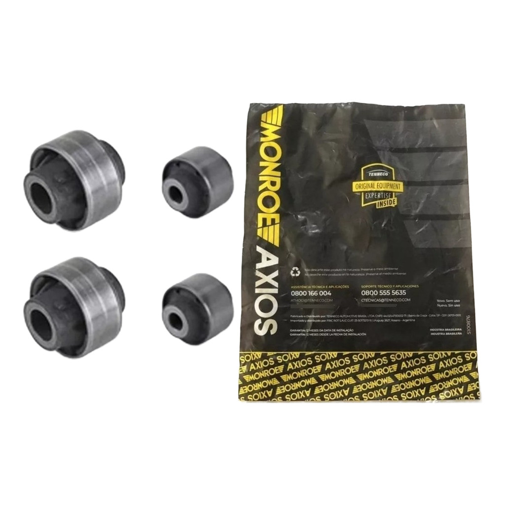 Kit 04 Bucha Bandeja Balança Nissan Kicks 2016 2017 18 19 20 em Oferta na Shopee