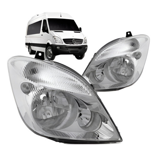 Par Farol Sprinter 2012 A 2016 S/ Aux Com Motor
