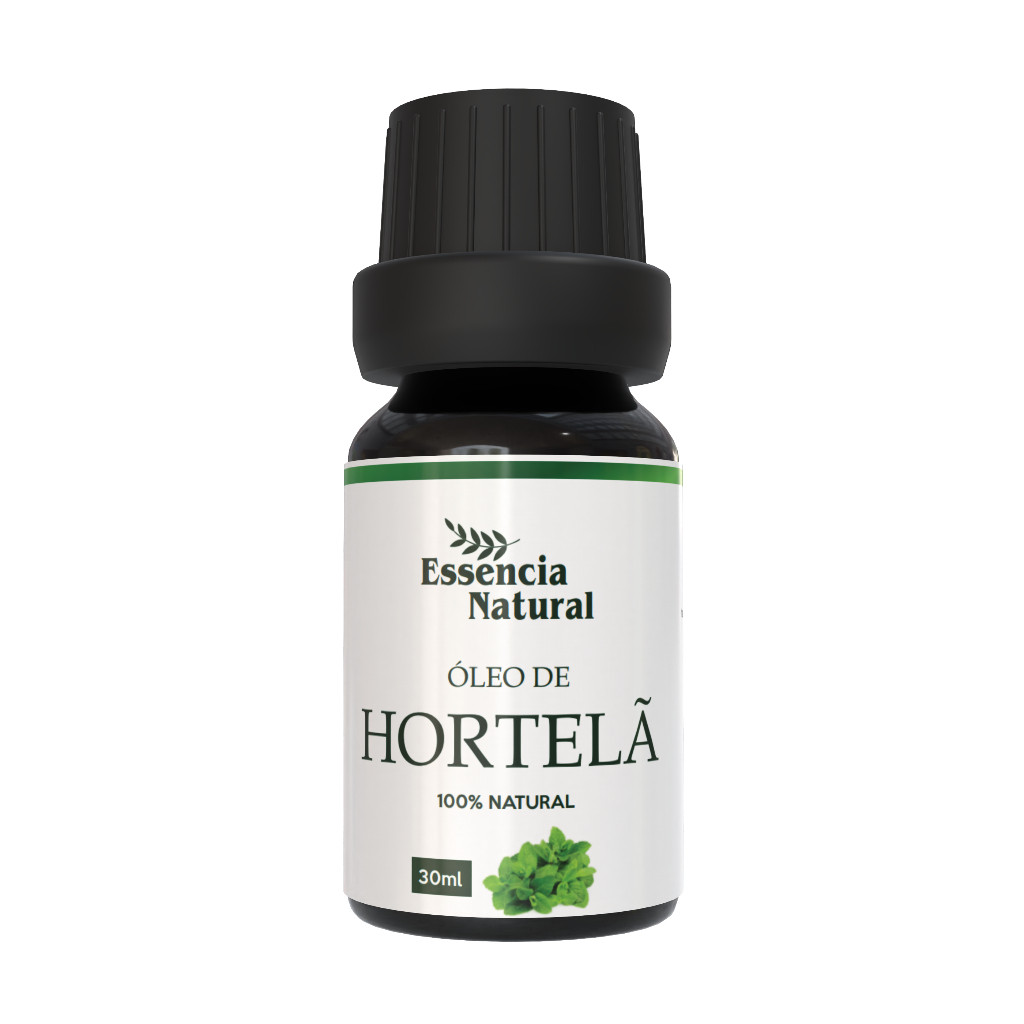 Óleo de Hortelã 30 ml 100% vegetal e natural - Essencia Natural - Kit com 1, 2 e 3 Unidades