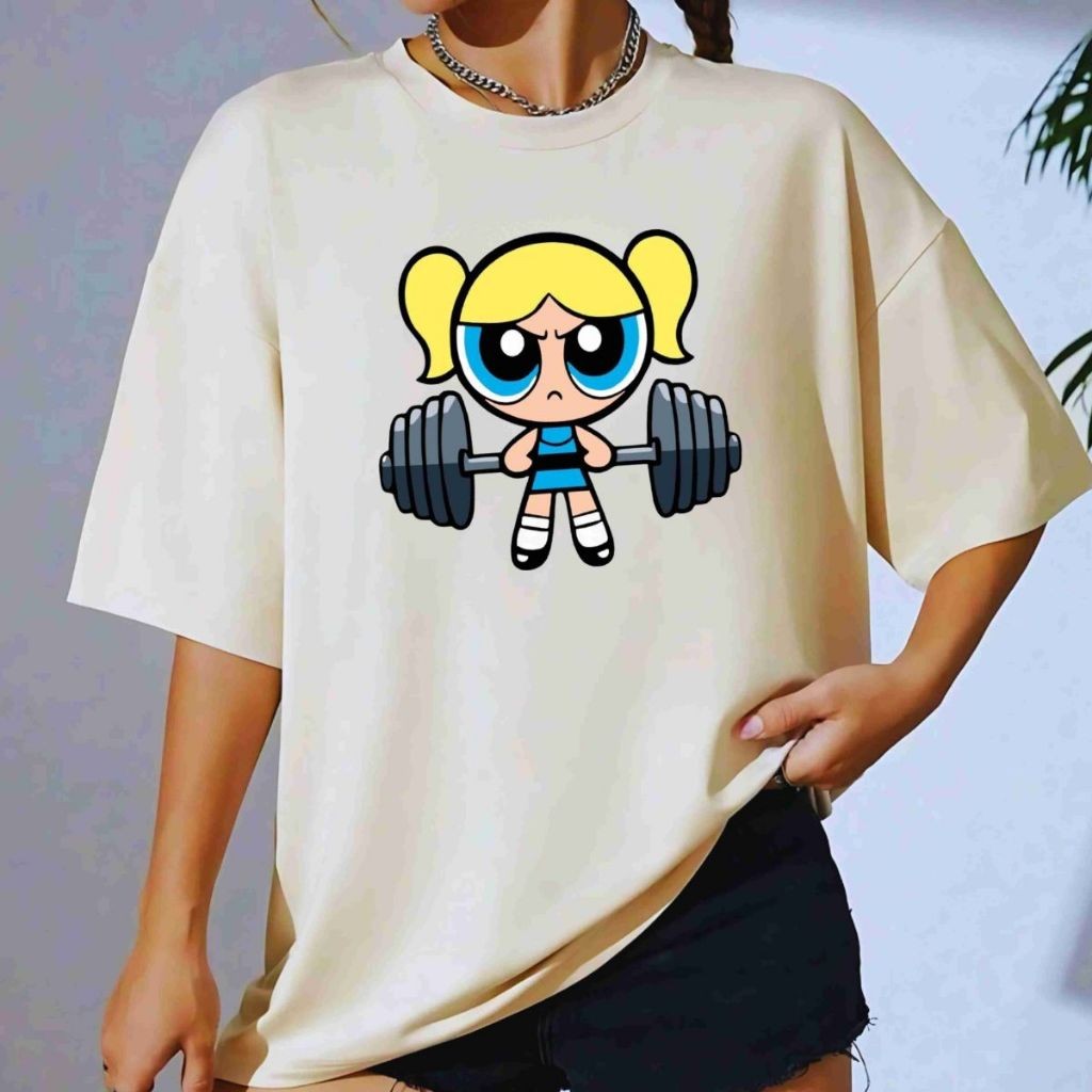 Camiseta Blusa T Shirt Academia Super Poderosas streetwaer 100% Algodão Premium Lançamento