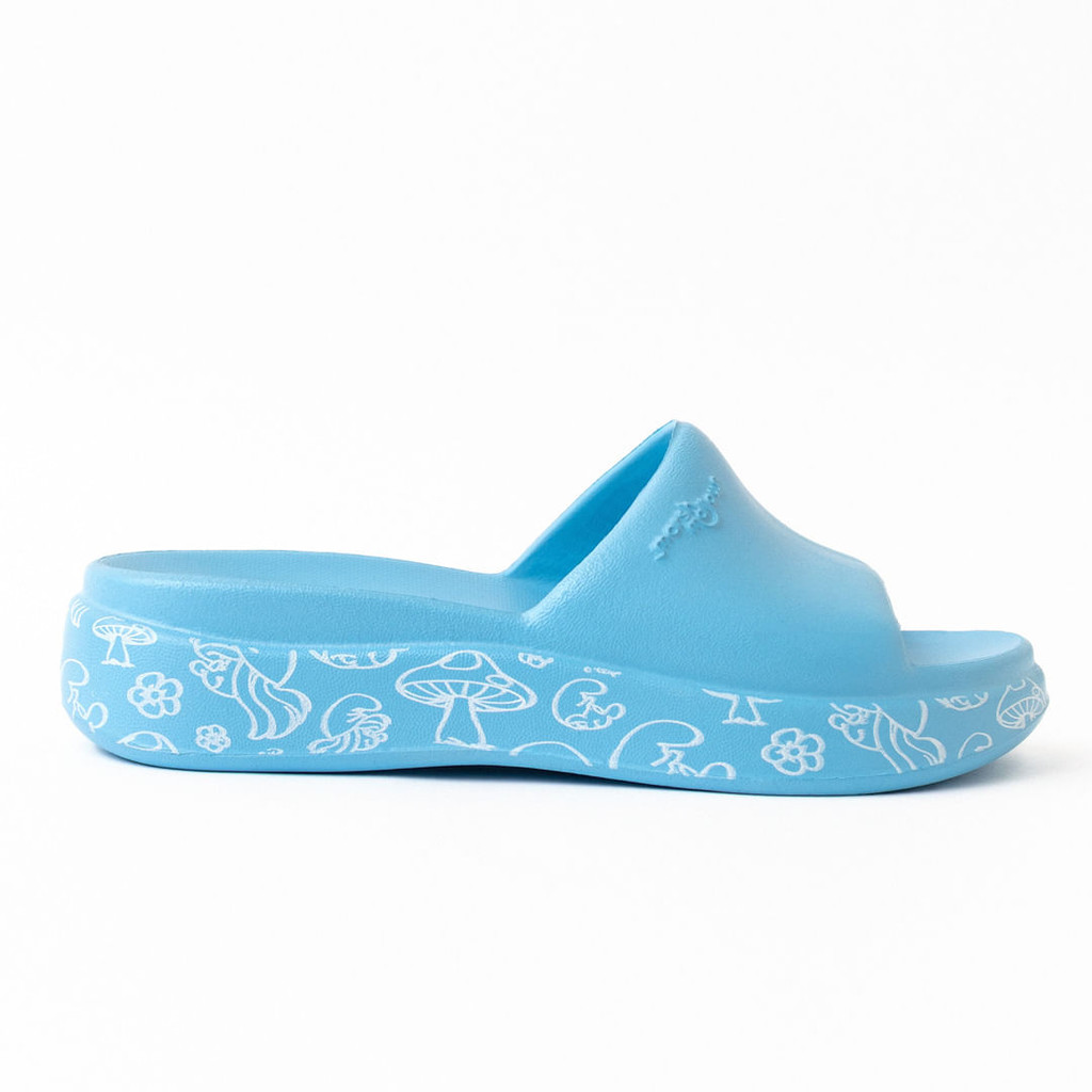 Tamanco Marshmallow Smurfs Azul - Women Shoes