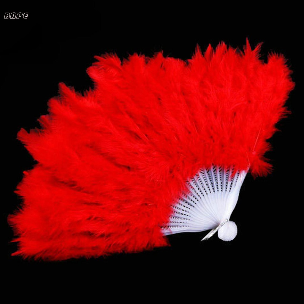 Leque De Penas De Casamento De Halloween , Sessão De Fotos , Várias Cores , Ventilador De Desempenho Para Festa De Chá ,