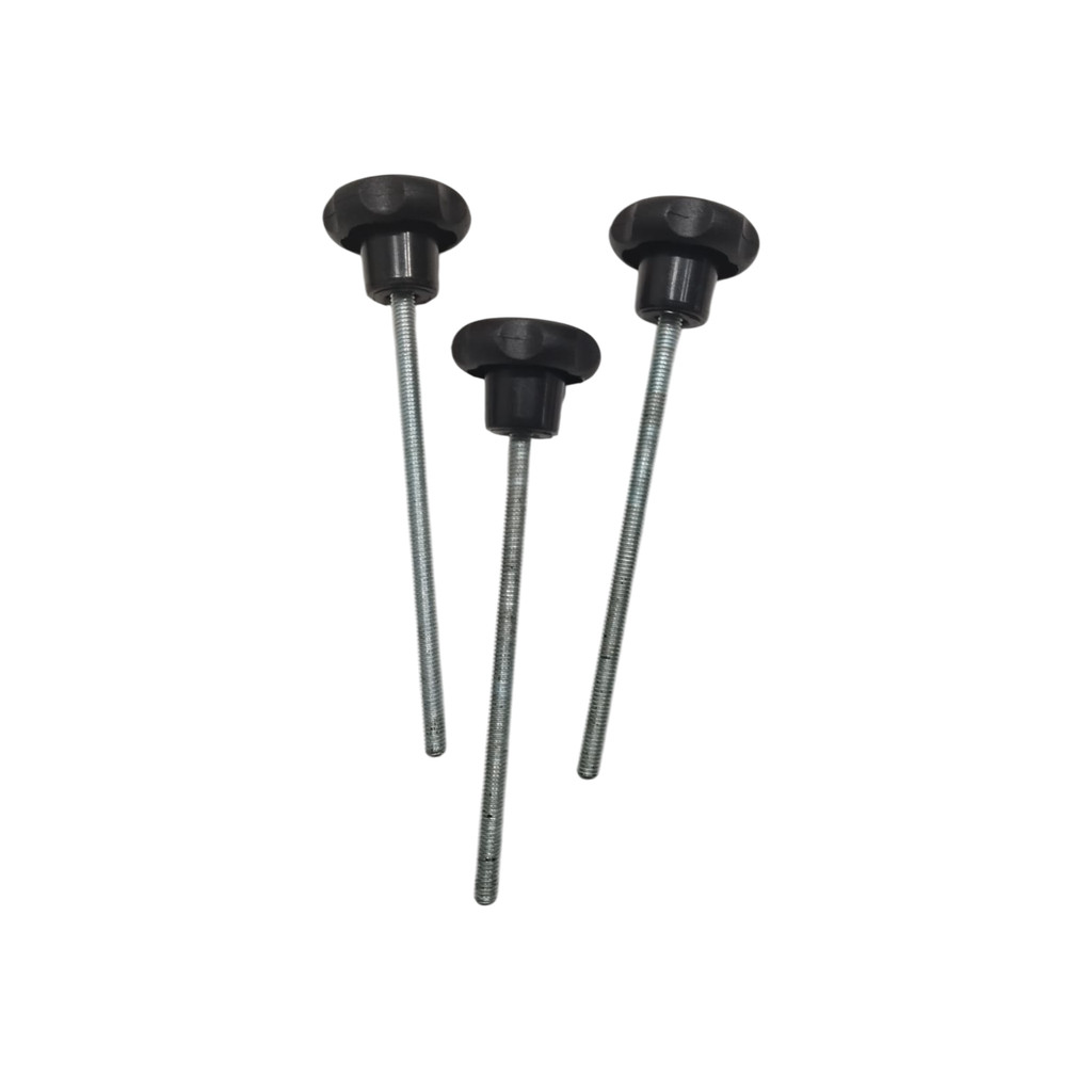 Parafuso com Manípulo 5mm X 110mm para Bumbo de Bateria 3un