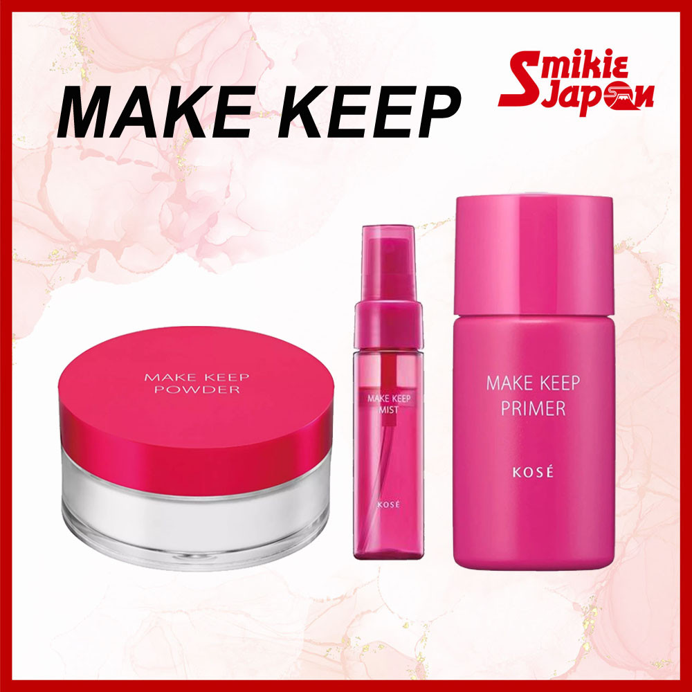 KOSE Make Keep Mist EX + 35ml Trial / Primer 25g / Powder 5g Makeup Setting Direct From Japan