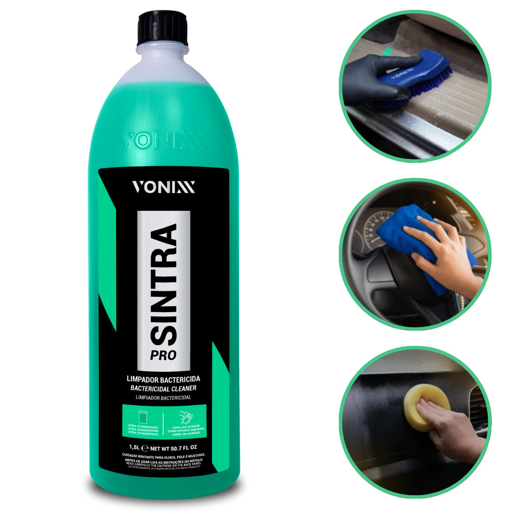 Vonixx Sintra Pro 1,5 Litro – Multilimpador Automotivo Painéis, Estofados e Couro em Oferta na Shopee