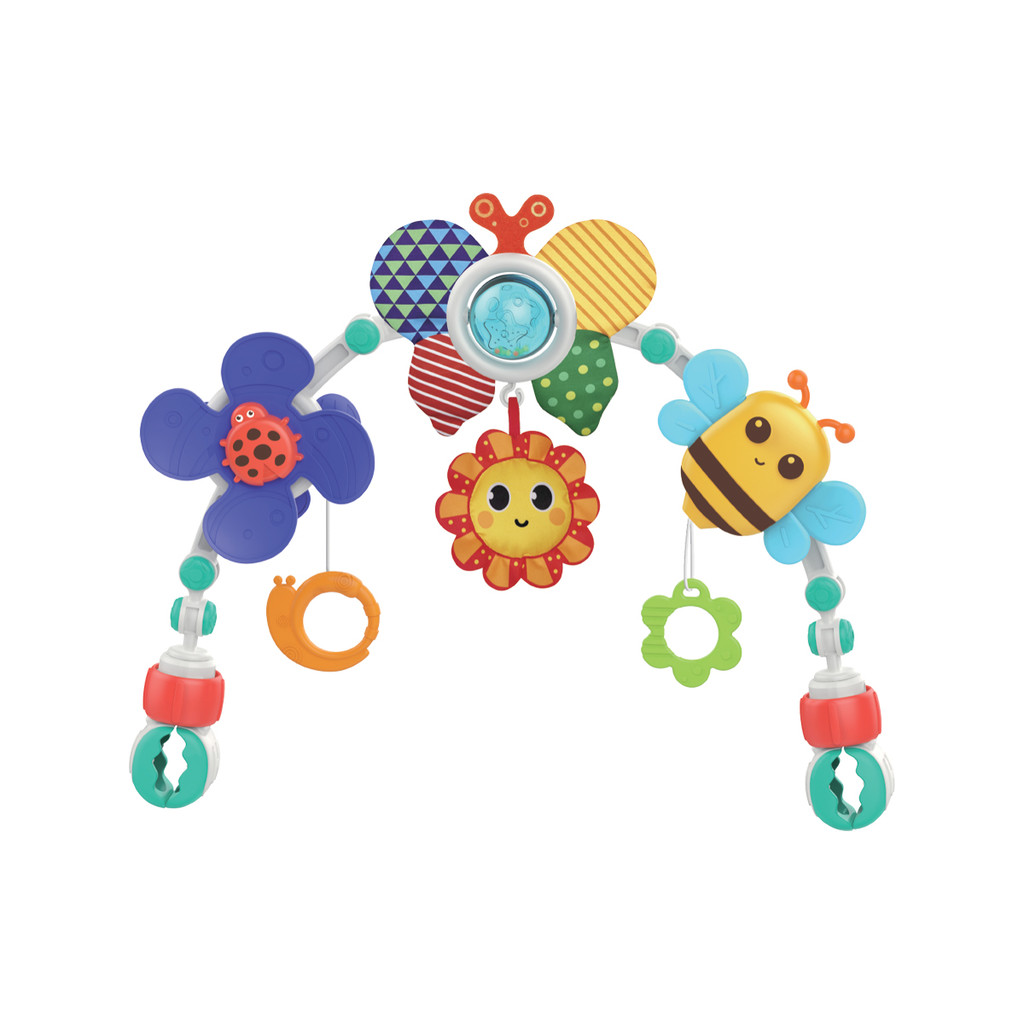 Móbile Para Carrinho e Berço com Chocalho Spring - Maxi Baby em Oferta na Shopee