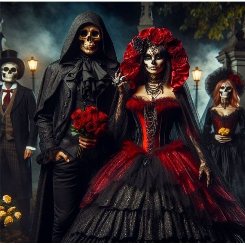 Quadro Exu Caveira,Rosa Caveira,João Caveira e Pomba gira das Sete Caveiras Pombogira, pomba gira,pombagira