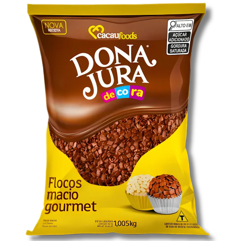 Granulado Flocos Brigadeiro Gourmet 1 Kg Doces Bolos Confeitaria em Geral em Oferta na Shopee