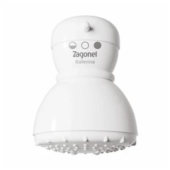Chuveiro Ducha Zagonel Ballerina 3 Temperaturas 127V 5400W Branco