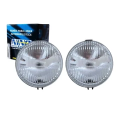 Par Farol Milha Auxiliar Redondo 142mm Universal Para Ford Escort XR3 1987 a 1992 Nino F-12v
