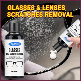 Removedor De Arranhões De Óculos 40ml , Creme De Polimento Lente , Restaurador De Longa Duração Para Amarelecimento Diár em Oferta na Shopee