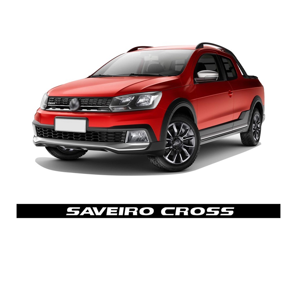 Adesivo Faixa Tampa Traseira Caçamba Saveiro Cross 2010 a 2022 – Personalização Automotiva Estilosa