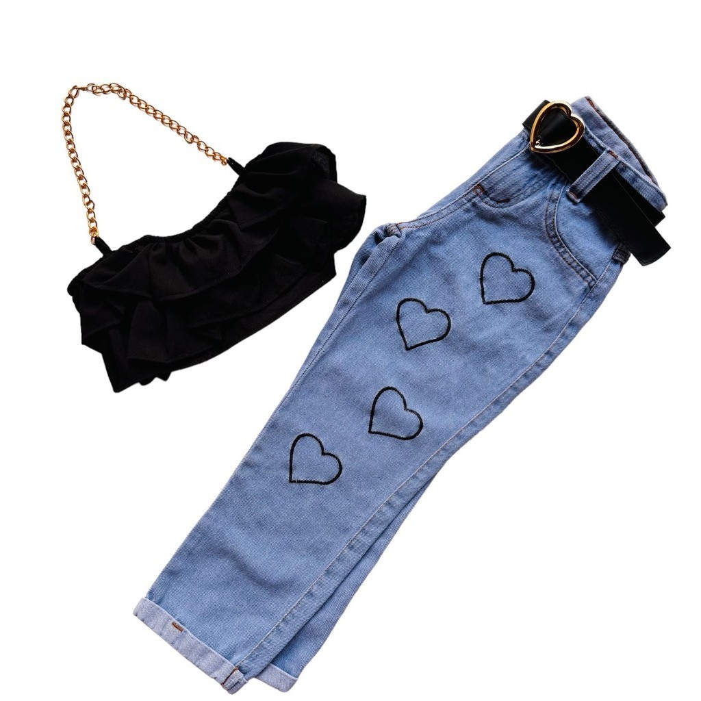 Cropped Babado Preto: Onde Comprar | BuscaProdutos