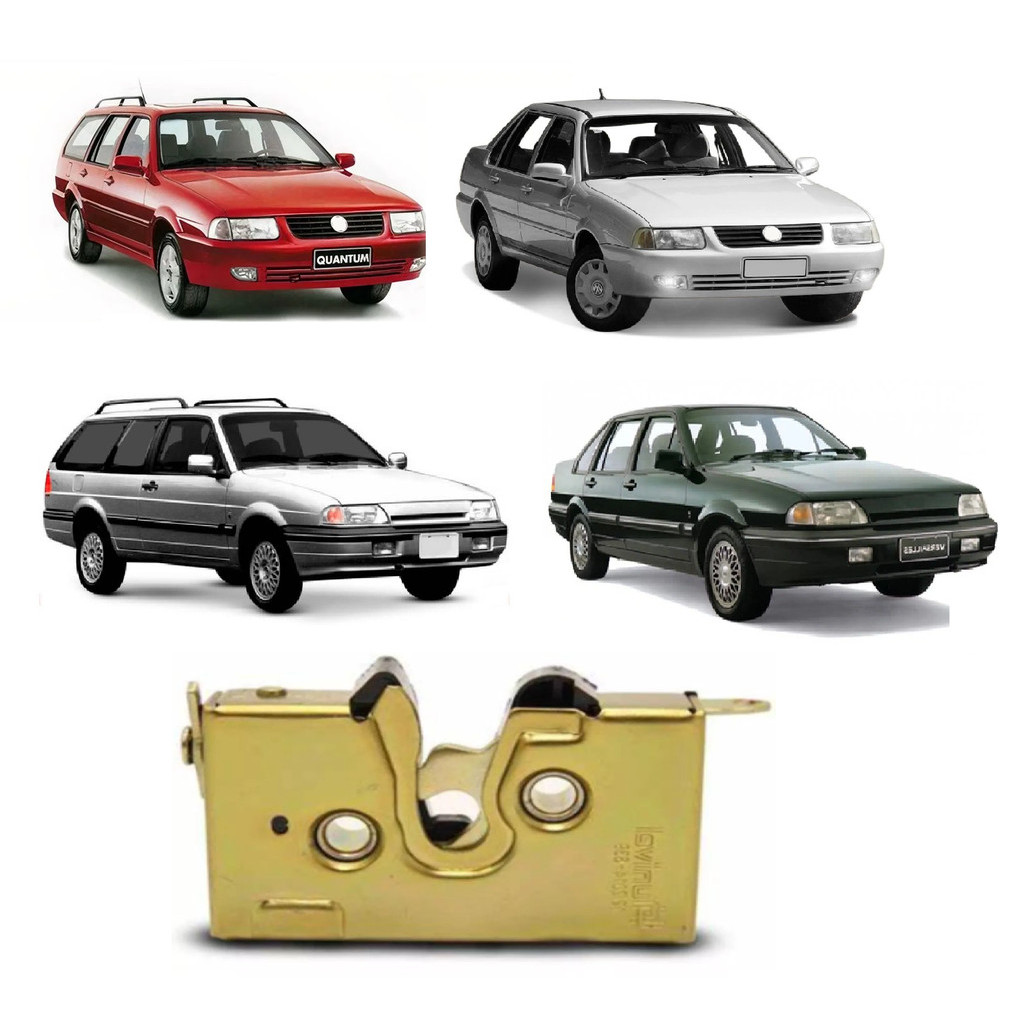 Fechadura Porta Traseira Santana / Quantum 1991 1992 1993 1994 1995 1996 1997 1998 1999 2000 2001 2002 2003 2004 2005 2006 Pre Disposta Para Eletrica Lado Direito