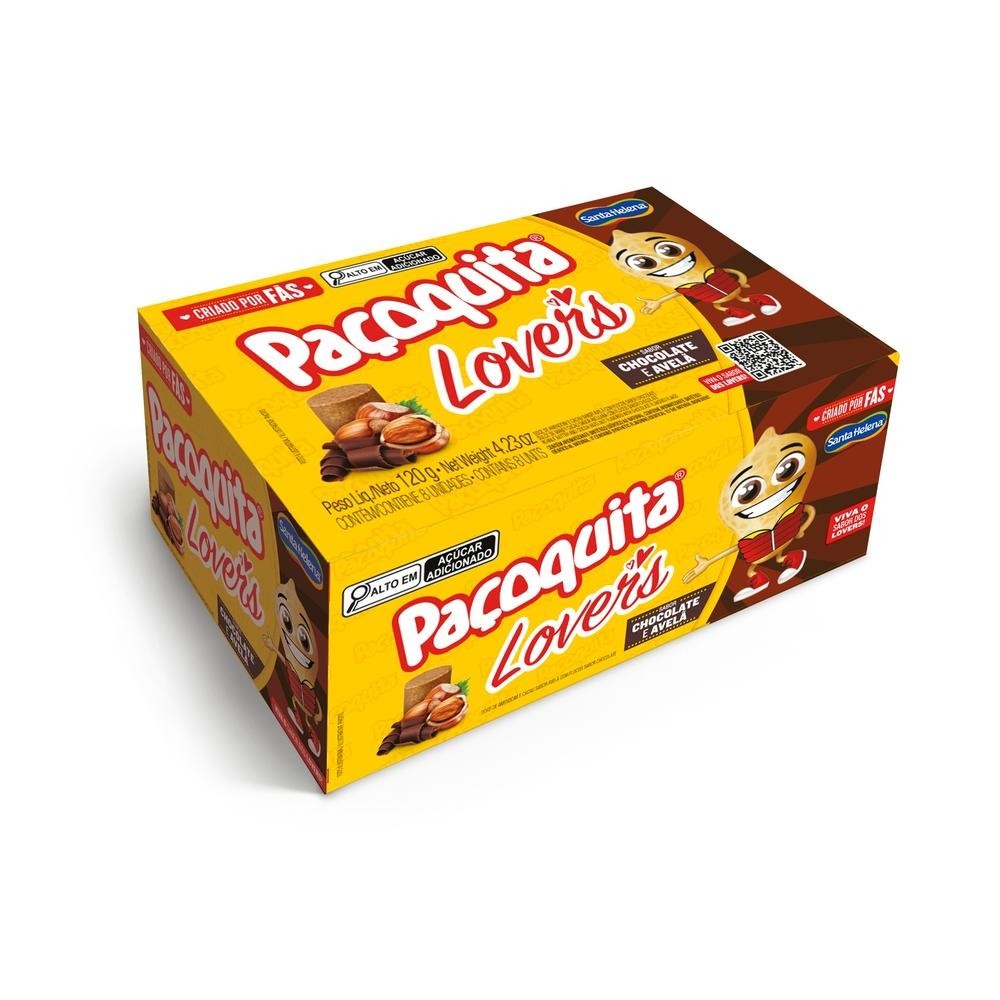 Paçoquita Lovers 120G (8 Unidades)