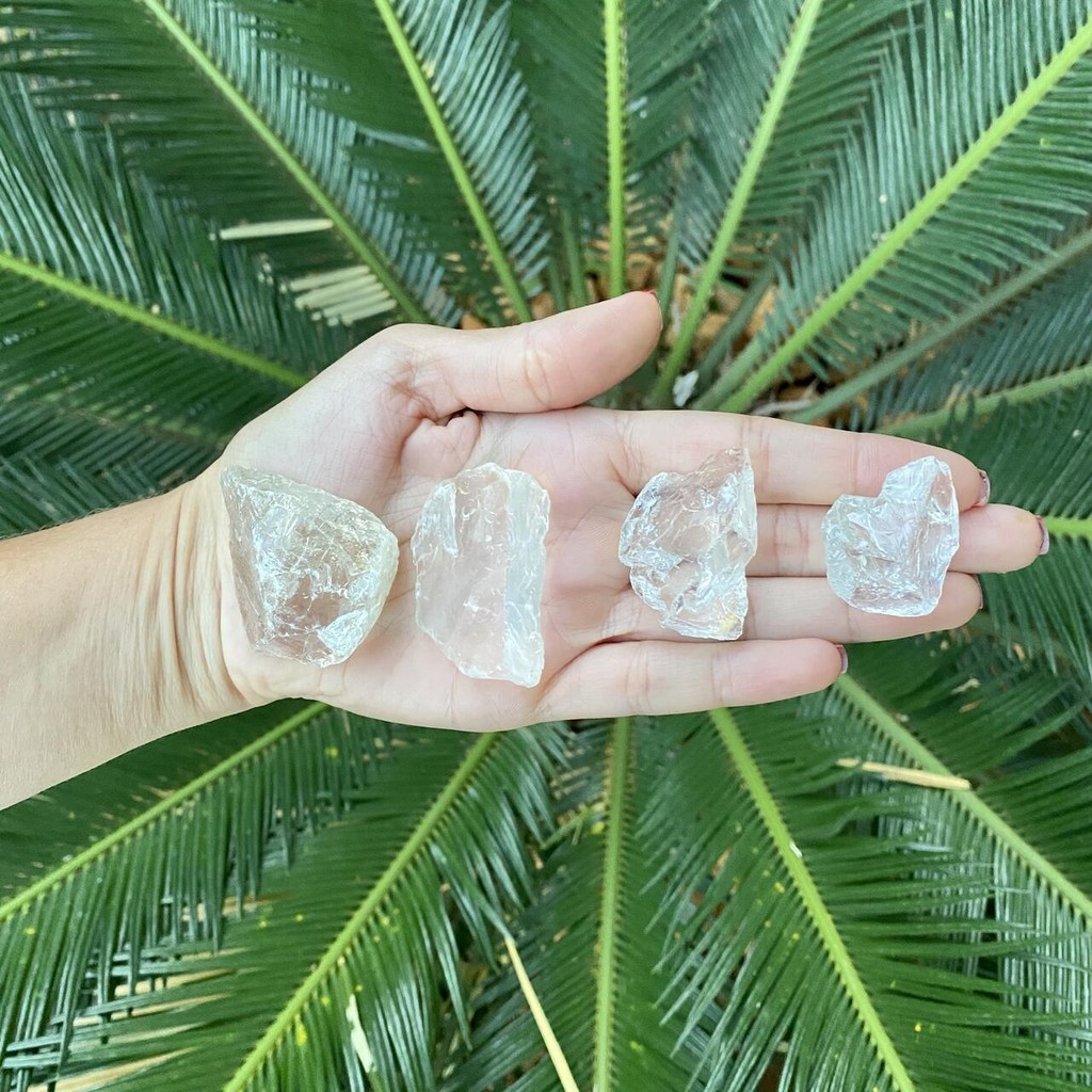 Cristal Quartzo Transparente Pedra Bruta Natural
