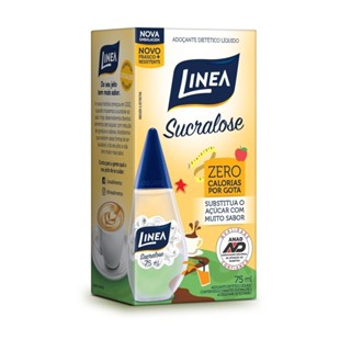 Adoçante Líquido Sucralose Linea 75ml em Oferta na Shopee